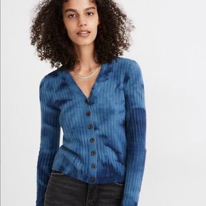 Madewell Cashmere Ribbed Cardigan Sweater